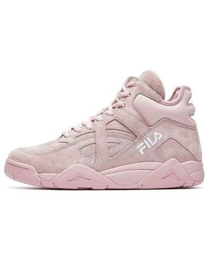 Fila (Wmns) Cage Retro Basketball Shoes - Pink