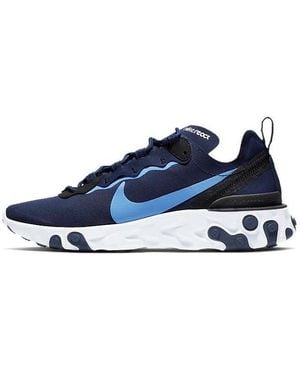 nike blue react element 55