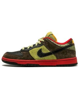 Nike Sb Dunk Low Premium 'Asparagus' - Red