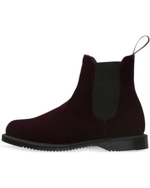Dr. Martens (Wmns) Dr.Martens Flora Velvet 'Cherry' - Black