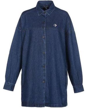 Converse (Wmns) Utility Woven Shirt - Blue