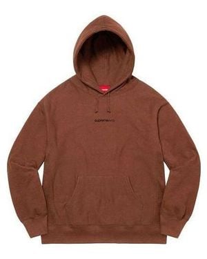 Supreme Number One Hooded Sweatshirt ' ' - Brown