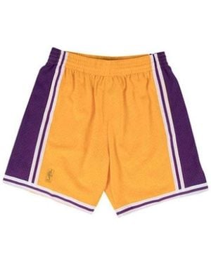 Mitchell & Ness Nba Swingman Shorts Los Angeles Lakers Home 1996-97 - Orange