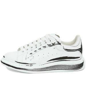 McQueen Oversized Trainer Print' - White