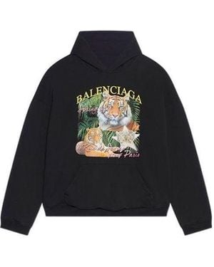 Balenciaga Year Of The Tiger Fbi Revesible Hoodie '' - Blue