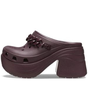 Crocs™ Siren Chain Clog; Dark Cherry - Brown