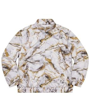 Supreme Marble Track Jacket - Metallic