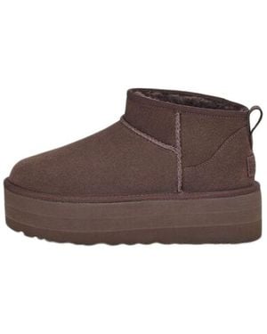 UGG (Wmns) Classic Ultra Mini Platform 'Chocolate' - Brown