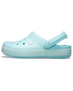 Crocs™ Classic Clog Translucent Beach Ice Sandals - Blue