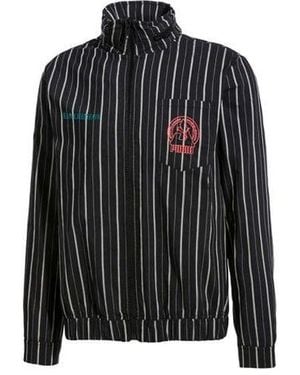 PUMA X Han Crossover Stripe Embroidered Long Sleeves Woven Jacket - Black