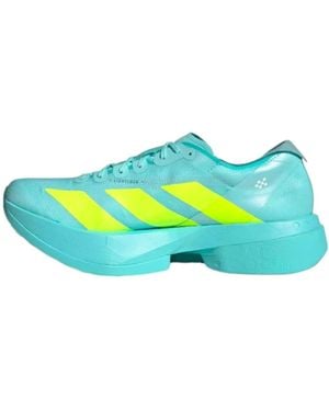 adidas Adizero Adios Pro 4 'Flash Aqua Lucid Lemon' - Blue