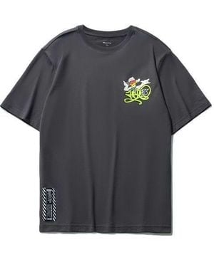 Li-ning X Disney Donald Duck Cartoon Printing Tee - Black