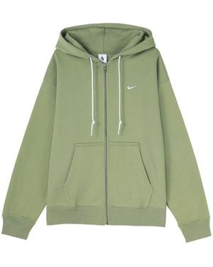 Nike Solo Swoosh Full-Zip Hoodie 'Oil' - Green