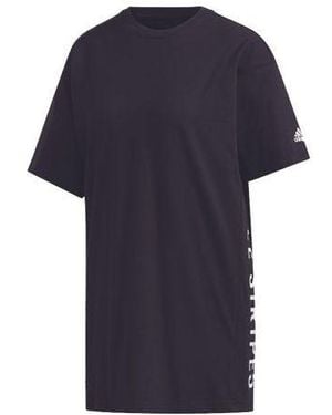 adidas (Wmns) Running Loose Short Sleeve - Blue
