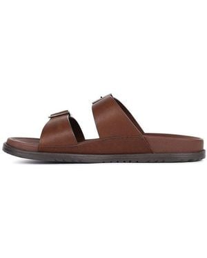 UGG Wainscott Buckle Slide Slipper - Brown
