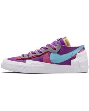 Nike X Sacai X Kaws Blazer Low Dusk' - Purple