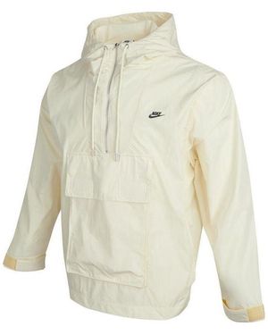 Nike Circa Lined Anorak Repel Oversized Hoodie - White