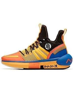Anta X Dragon Ball Super Basketball Shoes 'Goku Super Saiyan' - Blue