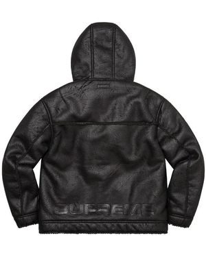 Supreme X Wtaps Faux Fur Hooded Jacket in Black for Men | Lyst UK