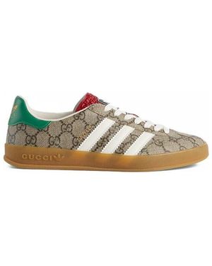 adidas gazelle silver green womens Gucci X ADIDAS Ginza Calfskin Demetra Gazelle Wedge Sneakers 39.5 King Gold  Black 1839087 – FASHIONPHILE