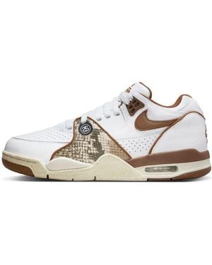 Nike X Stussy Air Flight 89 Low Sp 'Pecan' - White