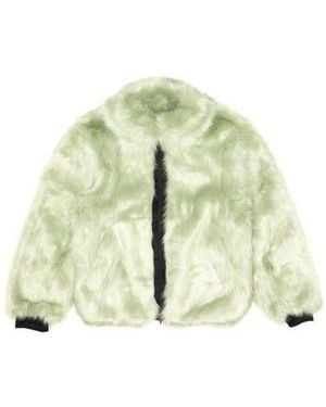 Nike X Ambush Faux-Fur Nrg Ca Jacket Crossover Fur Couple Style - Green