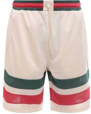 Gucci Mesh Fabric Shorts 'Off' - Red