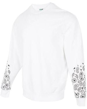 PUMA Paisley Graphic Crew - White