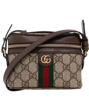 Gucci (Wmns) Ophidia Gg Top Handle Mini Bag '' - Black