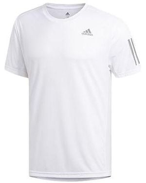 adidas Own The Run Tee Running Short Sleeve - White