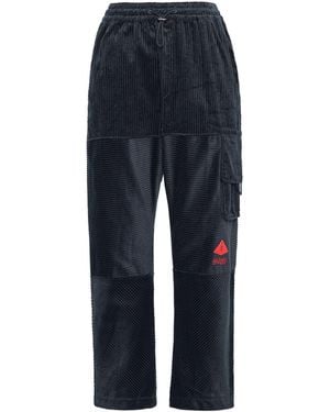 Nike Corduroy Cargo Casual Straight Long Pants/Trousers - Blue