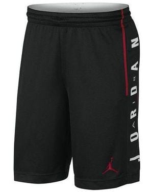 Nike Rise Alphabet Logo Loose Quick Dry Basketball Sports Shorts - Black