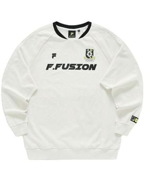 Fila X Beams Letter Printed Jumper - White