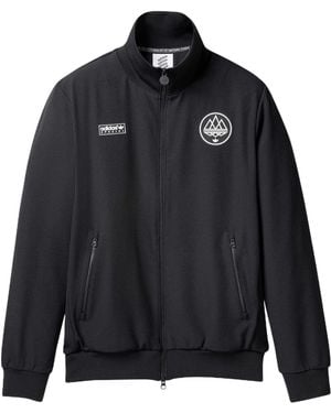 adidas Originals X Spezial Crossover Chest Brand Logo Stand Collar Sports Jacket Black
