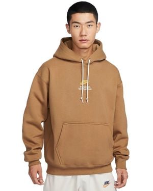 Nike Nsw Logo Hoodie 'Khaki' - Brown