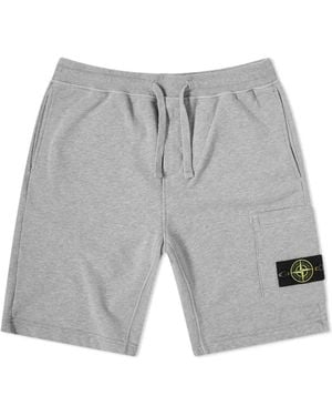 Stone Island Bermuda Cargo Shorts 'Melange' - Grey
