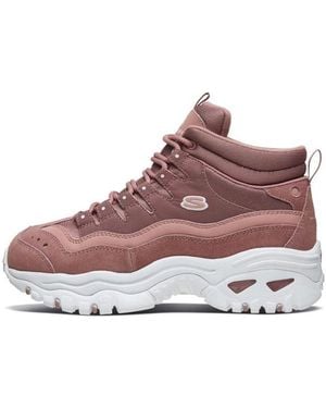 Skechers (Wmns) D Lites Energy Daddy Shoes - Brown