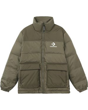 Converse Star Chevron Down Jacket - Green