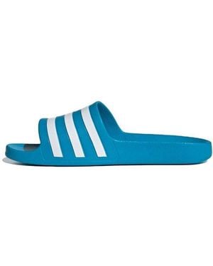 adidas Adilette Aqua Slides 'Solar' - Blue