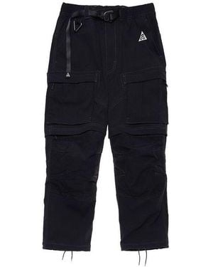 Nike Acg Smith Summit Cargo Pocket Bundle Feet Breathable Casual Long Pants - Black