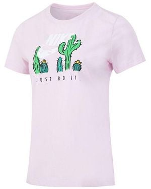 Nike (Wmns) As W Sportswear Tee Summer 1 Regal - Pink
