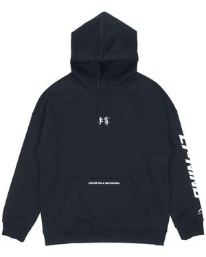 Li-ning I Never Walk Backwards Graphic Hoodie - Blue