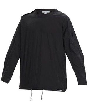 adidas ' Y-3 Casual Solid Colour Round Neck Long Sleeves T-Shirt - Black