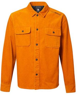 Converse Sports Cargo Corduroy Shirt Jacket - Orange