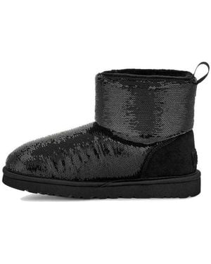 UGG (Wmns) Classic Mini Boot Mirror Ball - Black