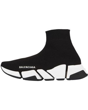 Balenciaga Speed Knit Sock-Style Sneaker - Black