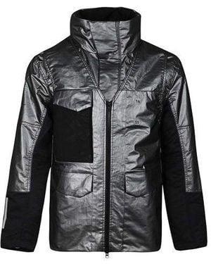 Nike Nsw Tech Pack Stay Warm Athleisure Casual Sports Windproof Waterproof Jacket Metallic Goldsilver - Black