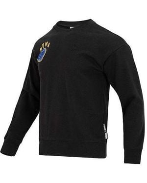 PUMA Team Crew Graphic Jumper - Black