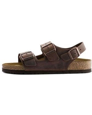 Birkenstock Milano Oiled Leather Narrow Fit 'Habana' 0034873 - Brown