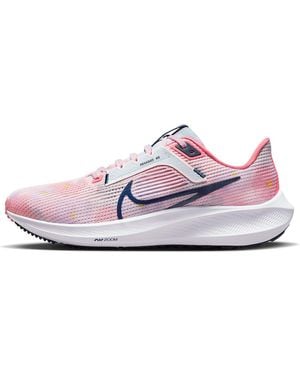 Nike (Wmns) Pegasus 40 Premium 'Floral Watercolour Pearl' - White